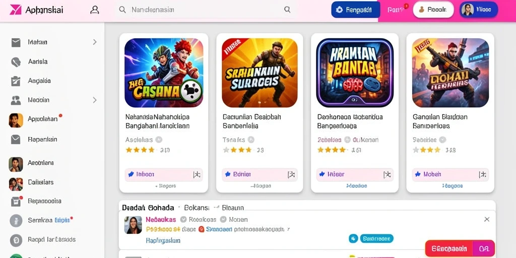 nex777 - Screenshot menunjukkan tampilan level yang penuh warna dan detail.